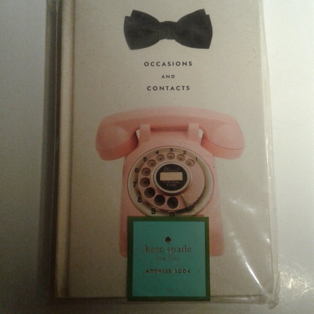 New! Kate Spade Address Book
